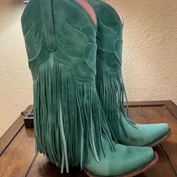 JUNK GYPSY BY LANE WOMEN'S DREAMER FRINGE WESTERN BOOTS - SNIP TOE - Picture 3 of 8